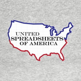 Funny Excel/Spreadsheet: United Spreadsheets of America T-Shirt